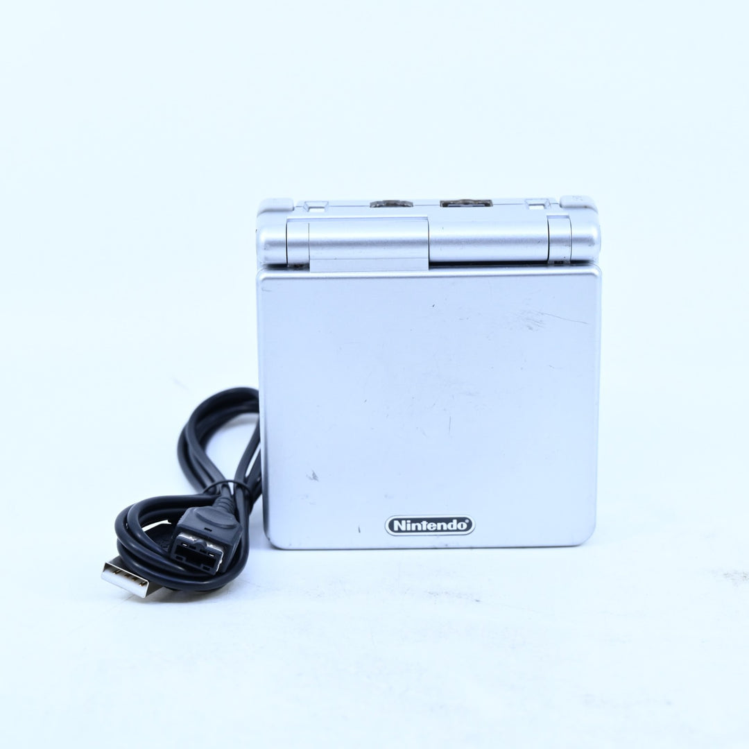 Silver - AGS-001 - Nintendo Gameboy Advance / GBA SP Console - PAL