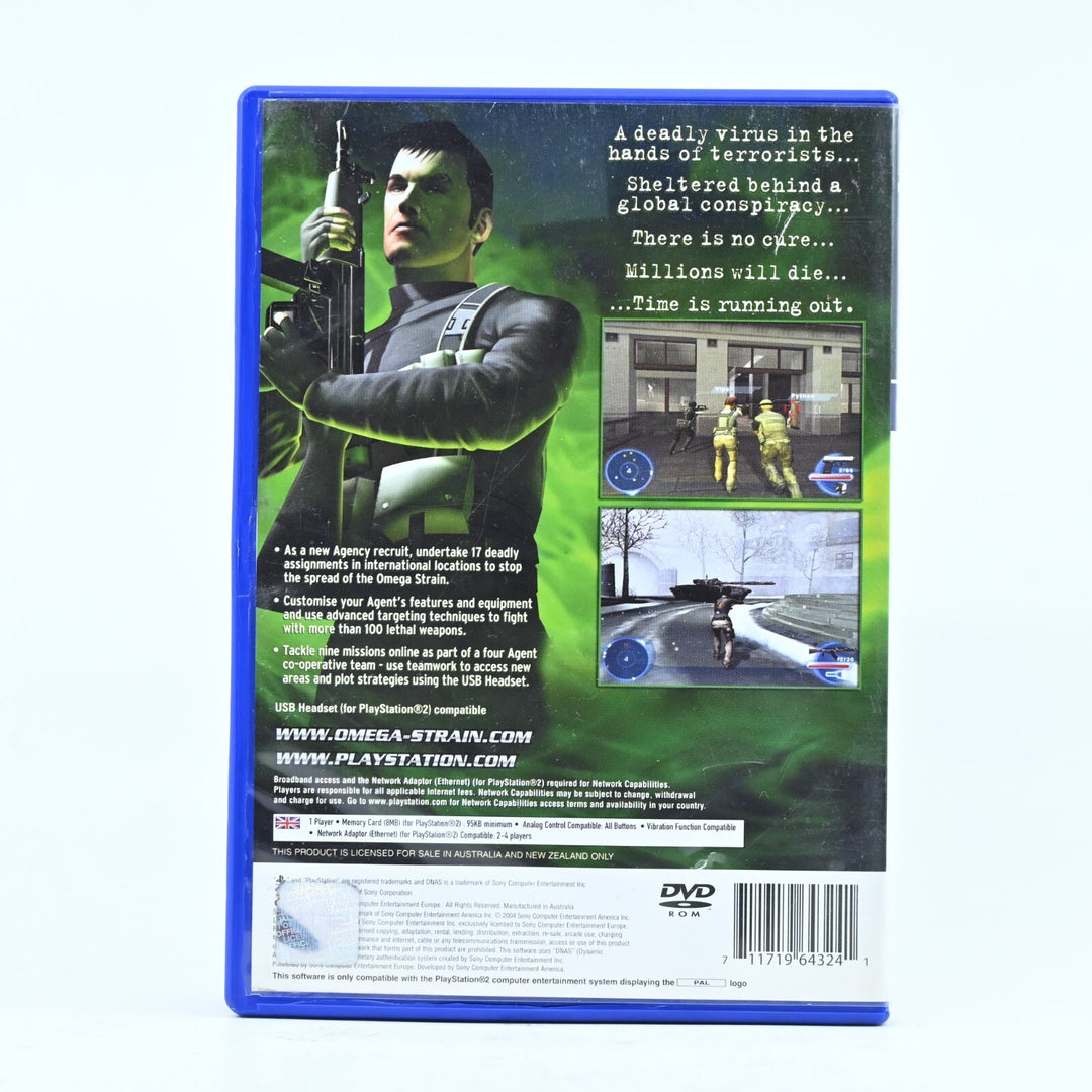 Syphon Filter: The Omega Strain - Sony Playstation 2 / PS2 Game + Manual - PAL