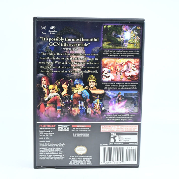 Baten Kaitos: Eternal Wings and the Lost Ocean - Nintendo Gamecube Game + Manual