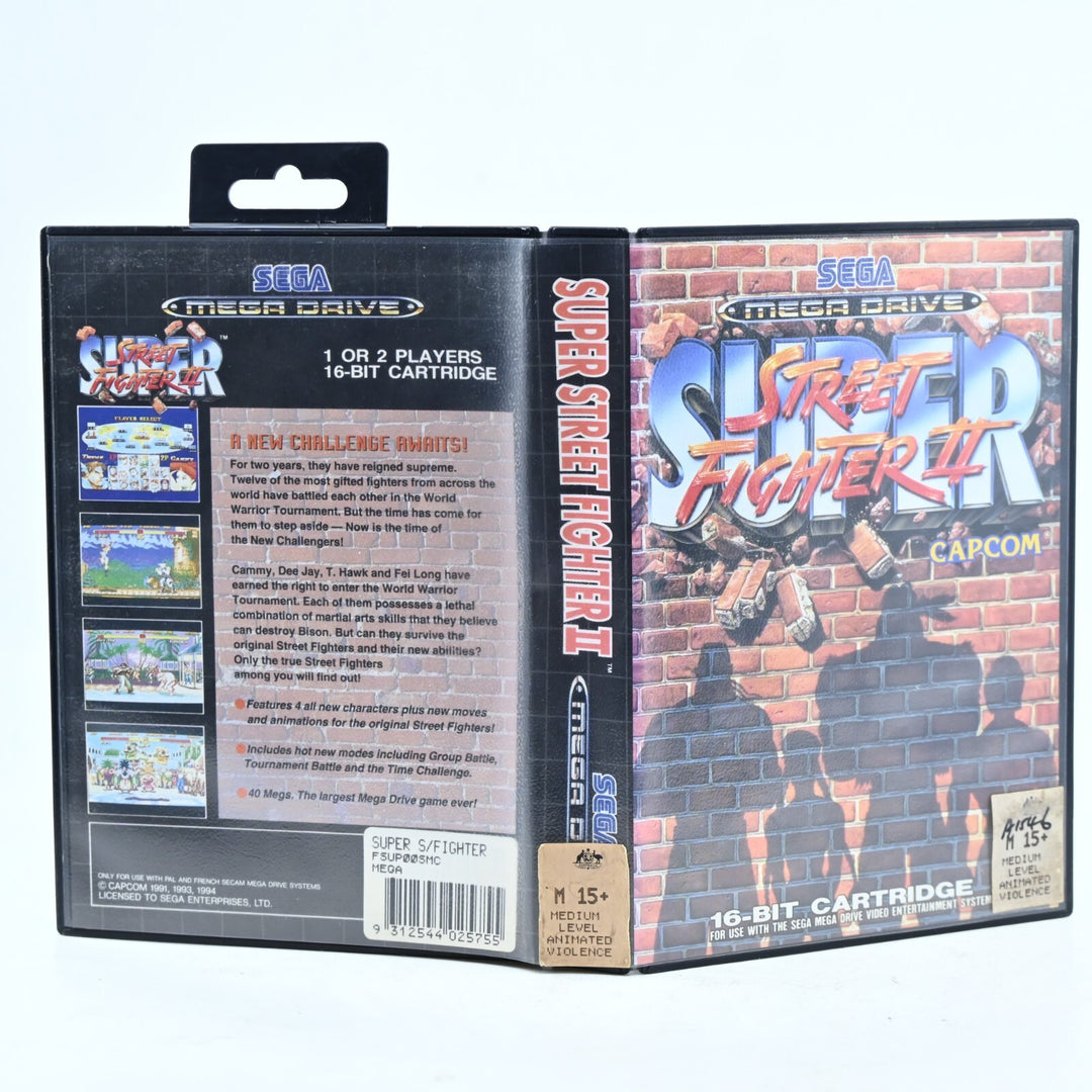 Super Street Fighter II 2 + Manual - Sega Mega Drive Game - PAL - FREE POST!