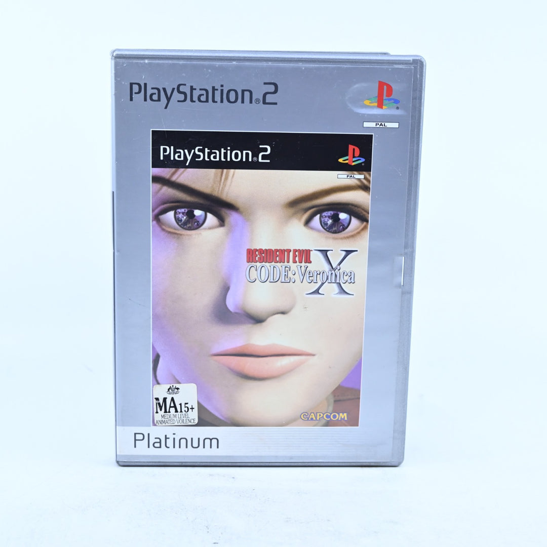 Resident Evil Code: Veronica X - Sony Playstation 2 / PS2 Game + Manual - PAL