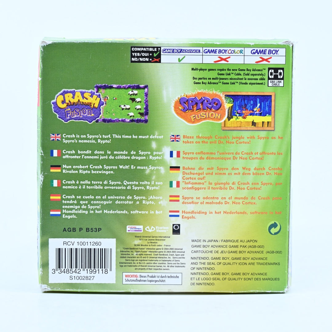 Crash & Spyro Super Pack Volume 3 - Nintendo Gameboy Advance / GBA Boxed Game