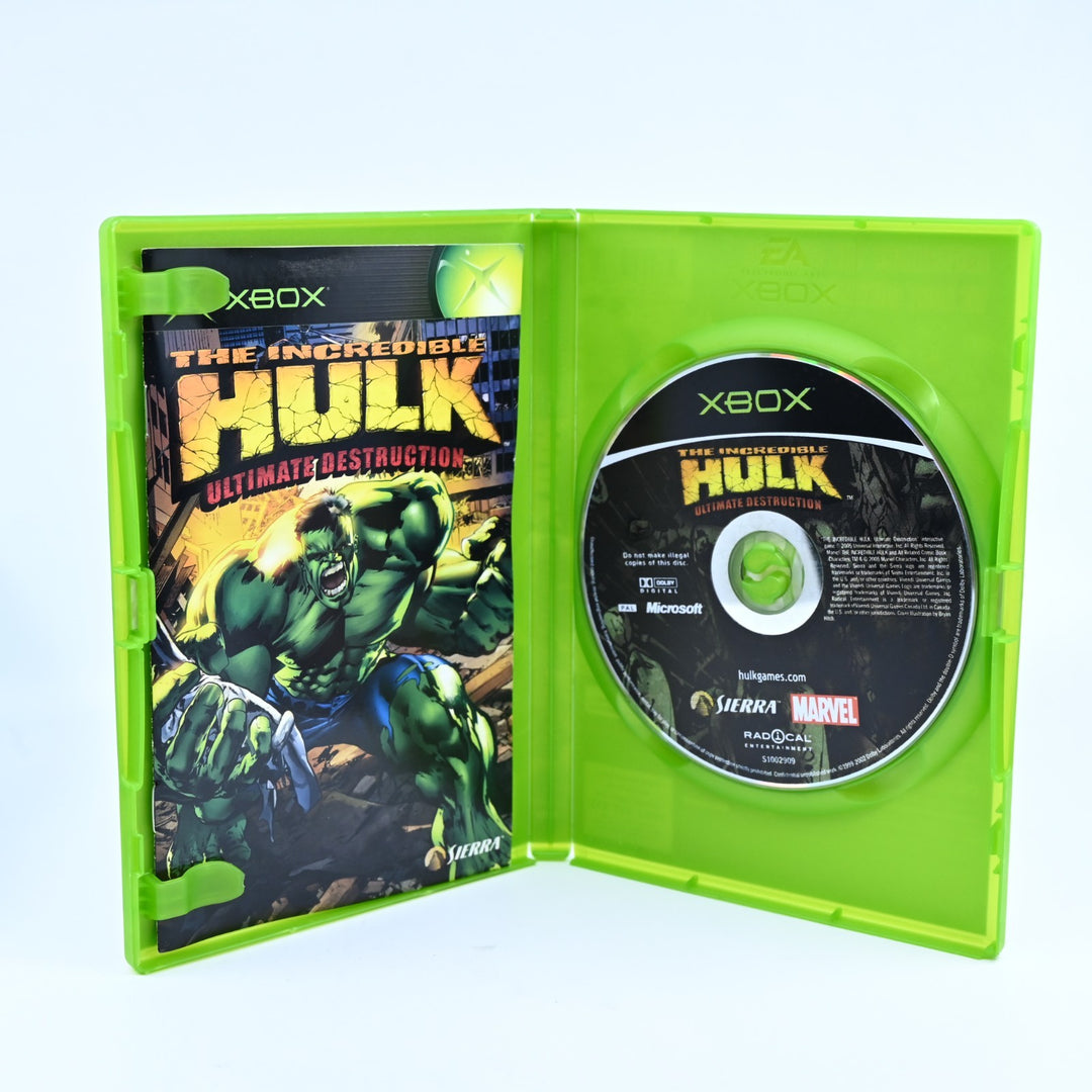 The Incredible Hulk: Ultimate Destruction - Original Xbox Game + Manual - PAL
