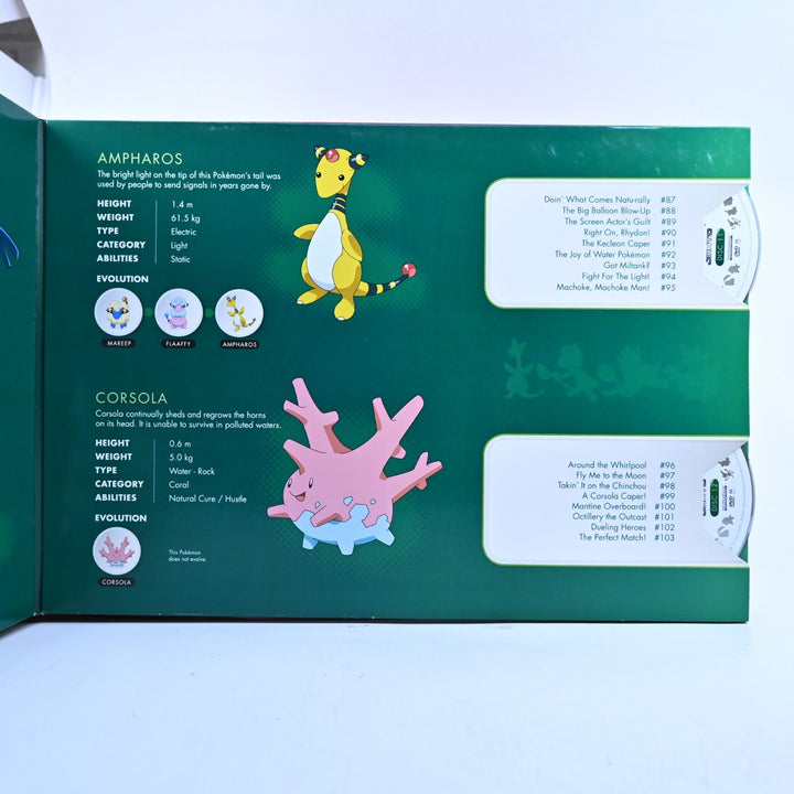 Pokemon Johto Collection Pokedex Book - 18 Discs - Region 4 - Anime DVD