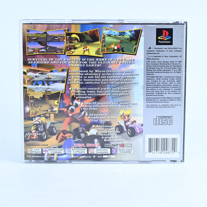 CTR: Crash Team Racing - Sony Playstation 1 / PS1 Game + Manual - PAL