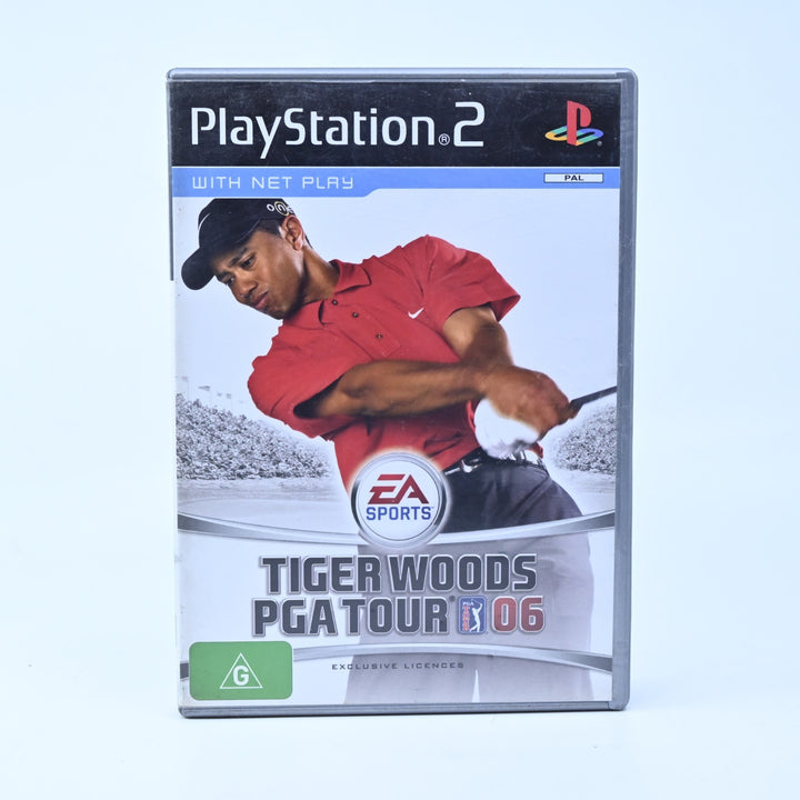 Tiger Woods PGA Tour 06 - Sony Playstation 2 / PS2 Game + Manual - PAL