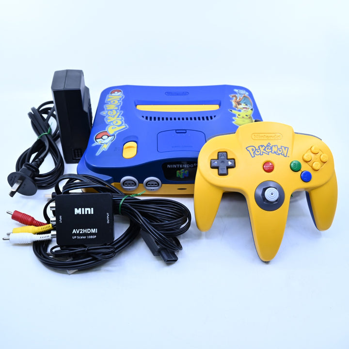 Limited Edition Pokemon Console - N64 / Nintendo 64 Console - PAL