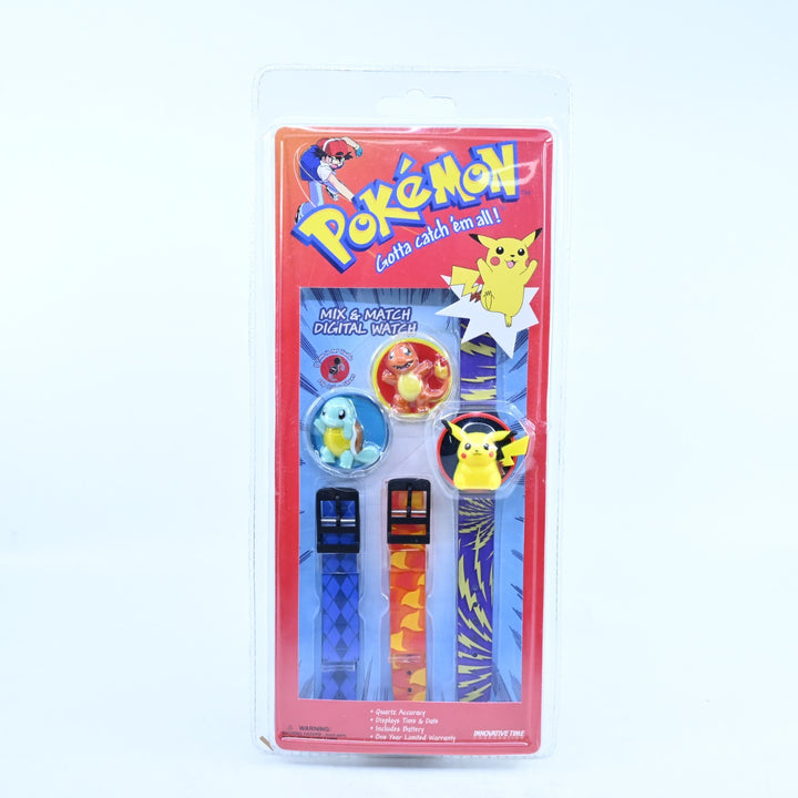 SEALED! Pokemon Mix & Match Digital Watch Set - Anime Toy Collectable