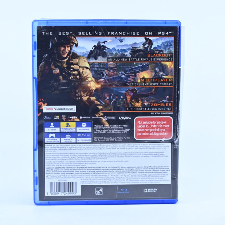 Call of Duty Black Ops IIIi 4 - Sony Playstation 4 / PS4 Game - FREE POST!