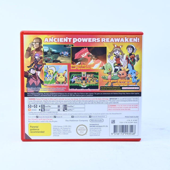 Pokemon Omega Ruby - Nintendo 3DS Game - PAL + Manual - FREE POST!