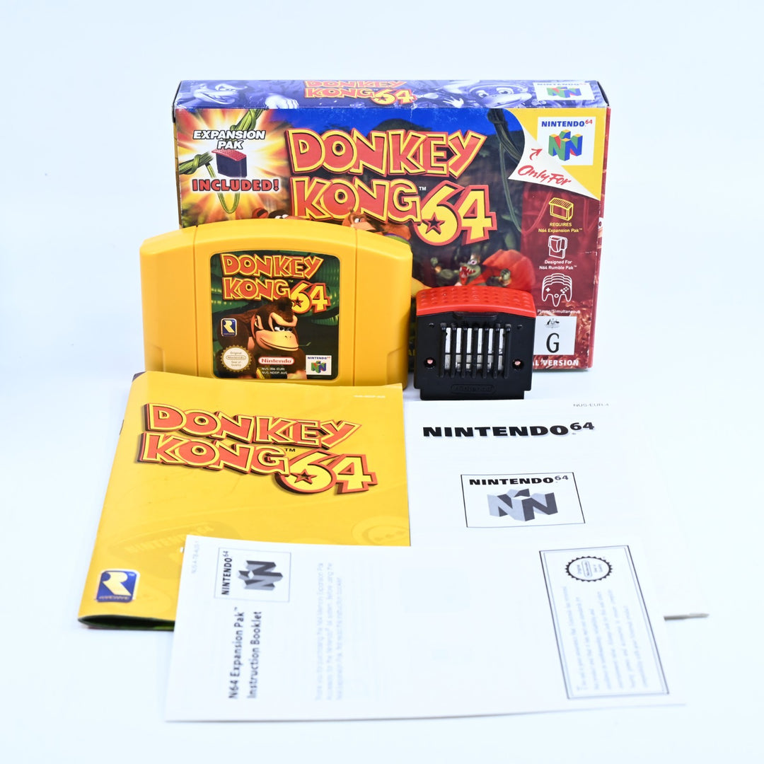 Donkey Kong 64 - N64 / Nintendo 64 Boxed Game - PAL - FREE POST!