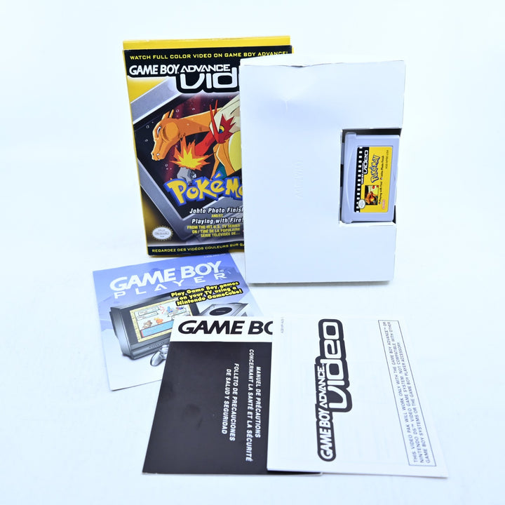 Pokemon "Johto Photo Finish / Playing With Fire" Nintendo Gameboy Advance Video