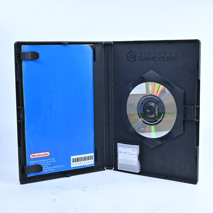 Animal Crossing + Memory Card - Nintendo Gamecube Game + Manual - PAL