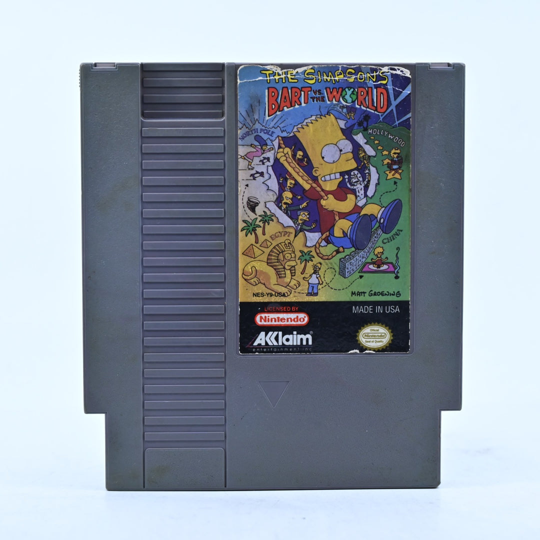 The Simpsons Bart vs. The World - NES Game - NTSC-U/C - FREE POST!