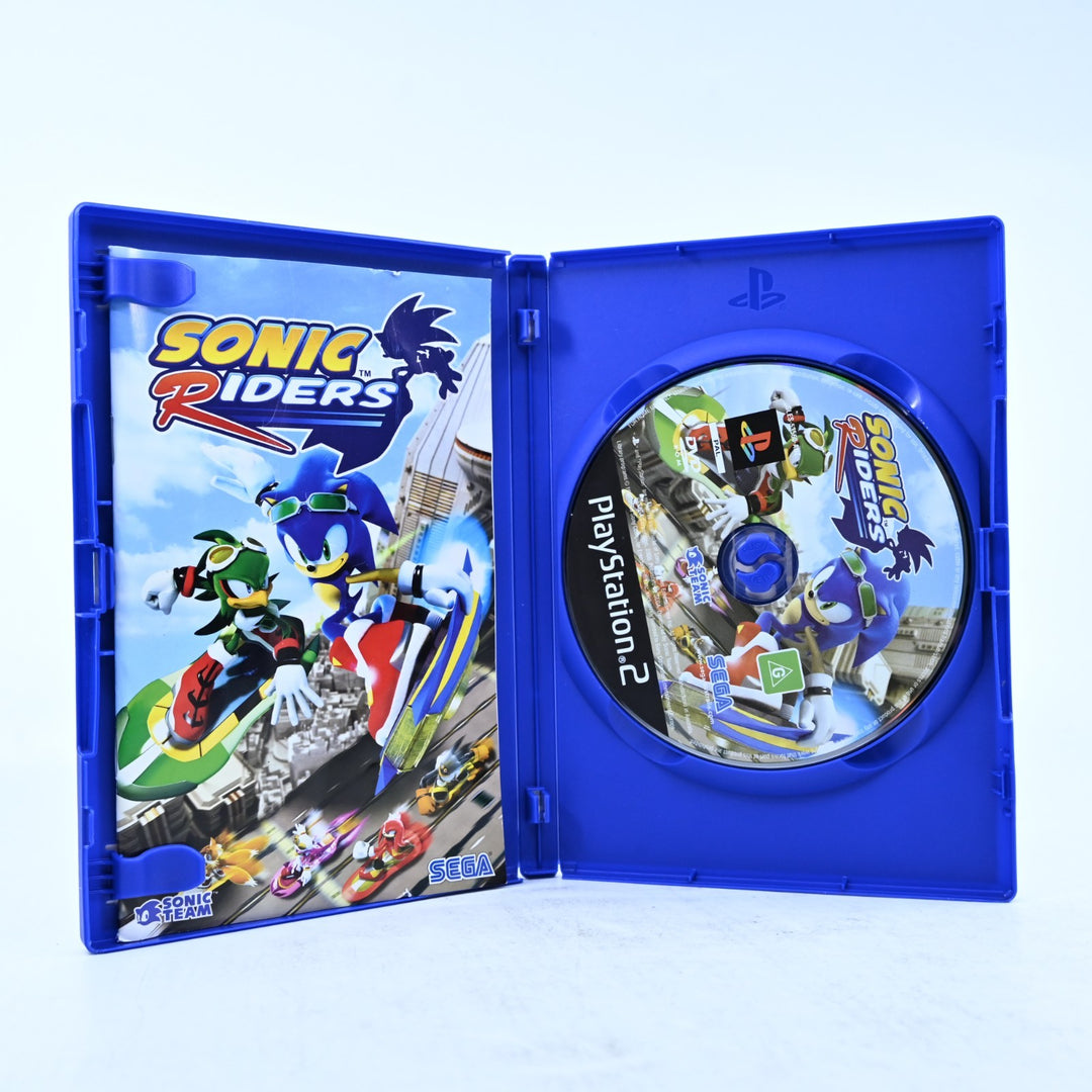 Sonic Riders - Sony Playstation 2 / PS2 Game + Manual - PAL - MINT DISC!