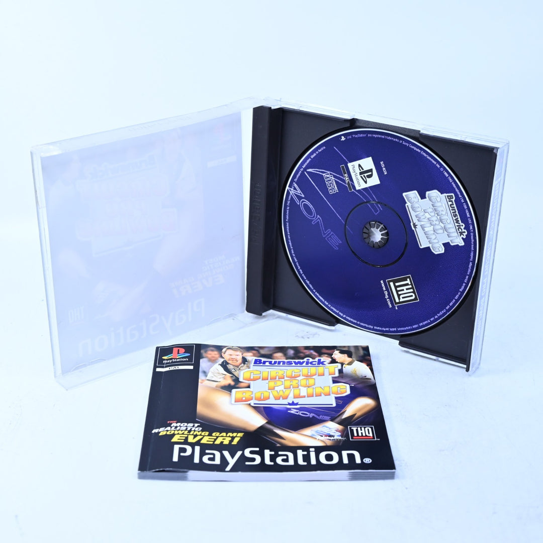 Brunswick Circuit Pro Bowling - Sony Playstation 1 / PS1 Game + Manual - PAL