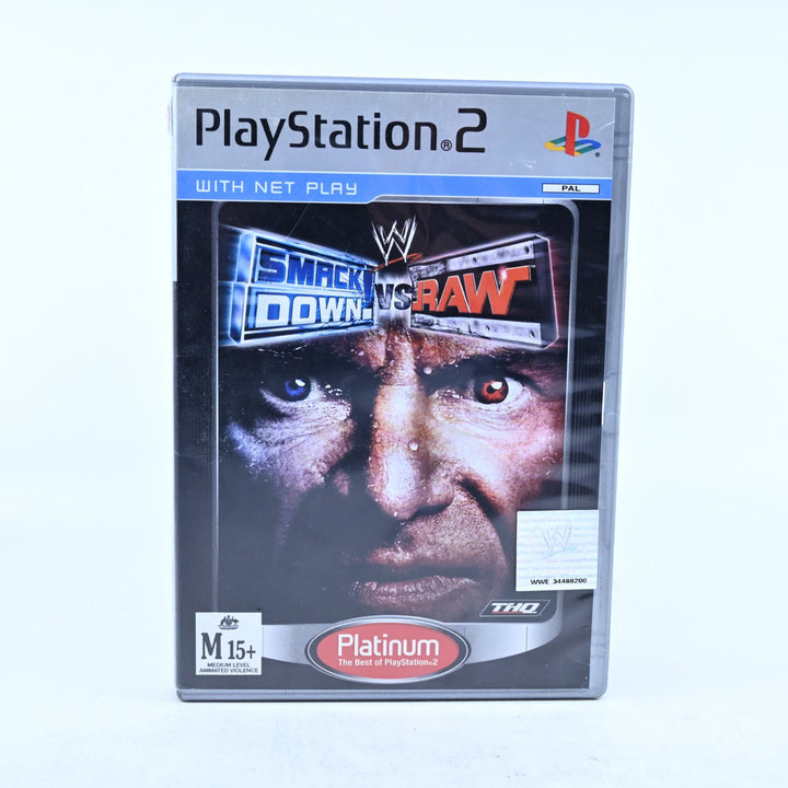 SmackDown! Vs. Raw 2006 - Sony Playstation 2 / PS2 Game + Manual - PAL