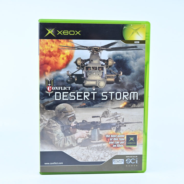 Conflict: Desert Storm - Original Xbox Game + Manual - PAL - MINT DISC!