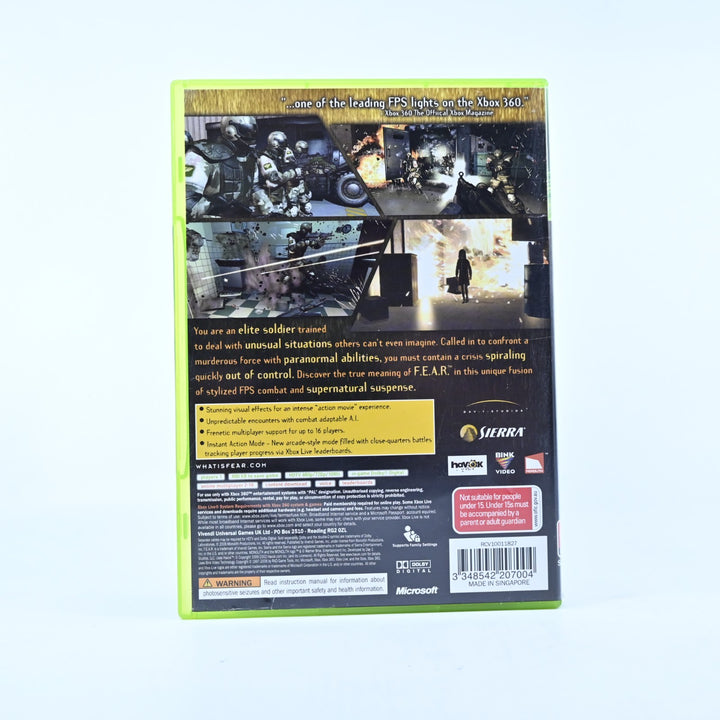 F.E.A.R. - Xbox 360 Game + Manual - PAL - MINT DISC! FEAR