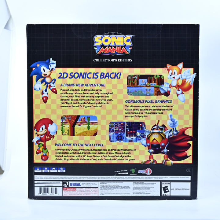 Sonic Mania - Collector's Edition - Sony Playstation 4 / PS4 Game - MINT DISC!