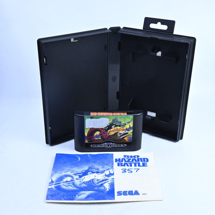 Bio Hazard Battle - Sega Mega Drive Game + Manual - PAL - FREE POST!