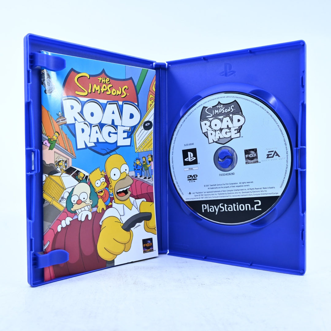 The Simpsons Road Rage - Sony Playstation 2 / PS2 Game + Manual - PAL