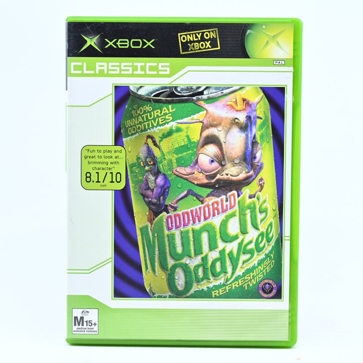 Oddworld: Munch's Oddysee - Original Xbox Game + Manual - PAL - MINT DISC!
