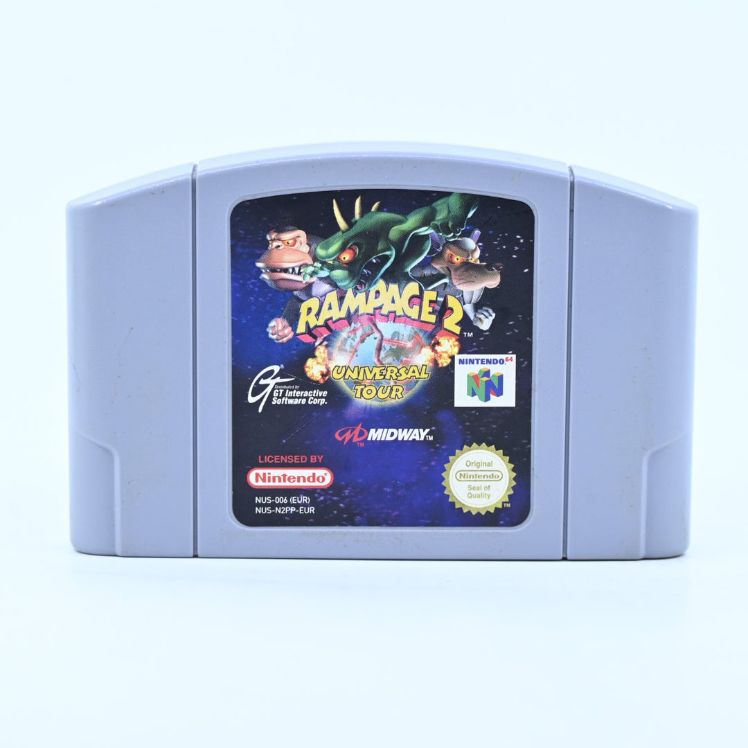 Rampage World Tour - N64 / Nintendo 64 Game - PAL - FREE POST!