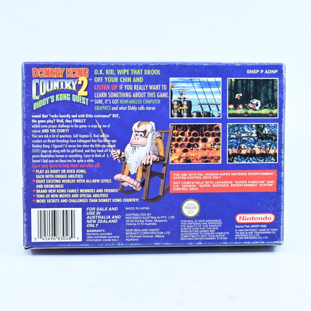 Donkey Kong Country 2: Diddy's Kong Quest - Super Nintendo / SNES Boxed Game