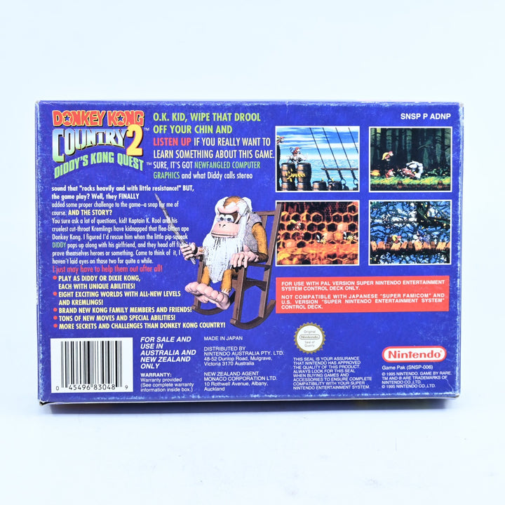 Donkey Kong Country 2: Diddy's Kong Quest - Super Nintendo / SNES Boxed Game
