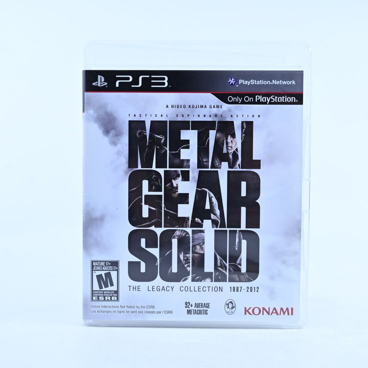 Metal Gear Solid: The Legacy Collection - Sony Playstation 3 / PS3 Game + Manual