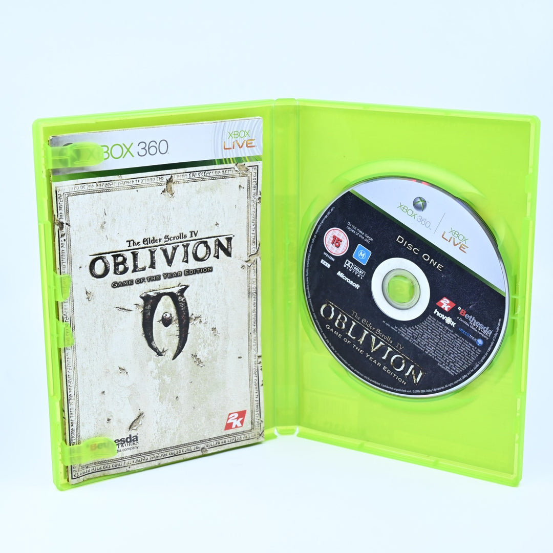 The Elder Scrolls IV: Oblivion - GOTY Edition - Xbox 360 Game + Manual - PAL