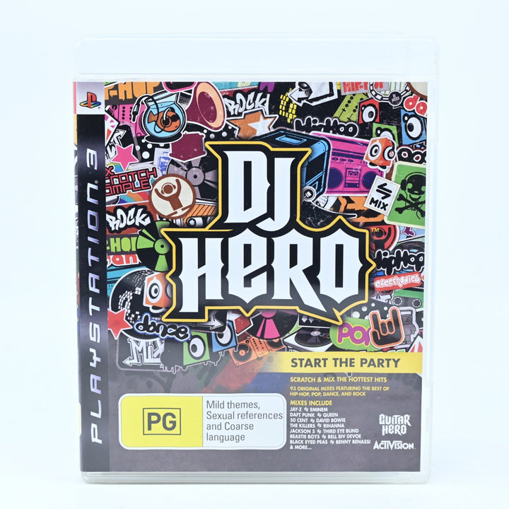 DJ Hero - Sony Playstation 3 / PS3 Game + Manual - FREE POST!