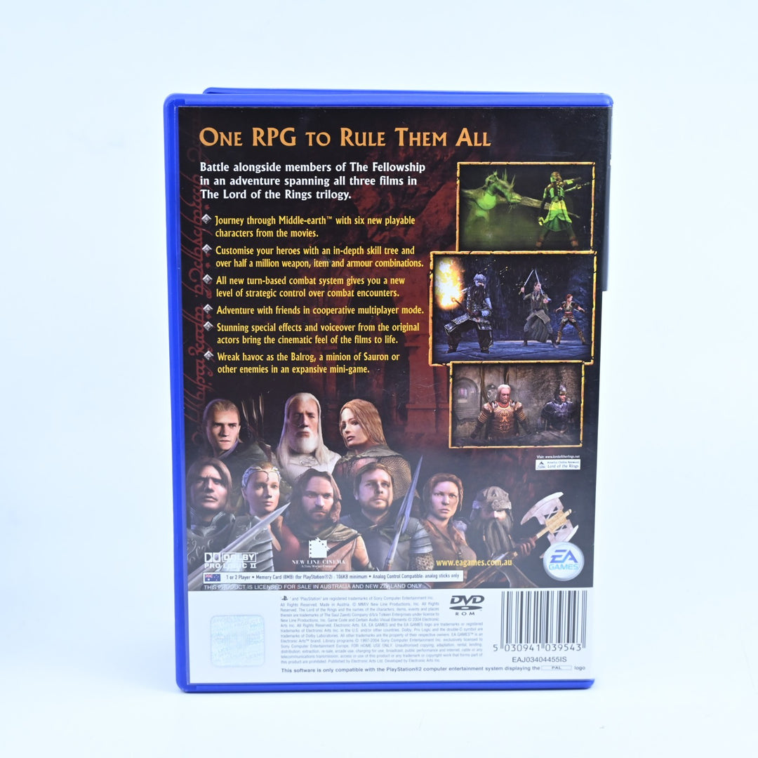 The Lord of the Rings: The Third Age - PS2 Game + Manual - PAL - MINT DISC!