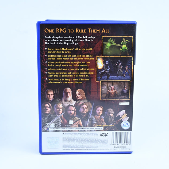 The Lord of the Rings: The Third Age - PS2 Game + Manual - PAL - MINT DISC!
