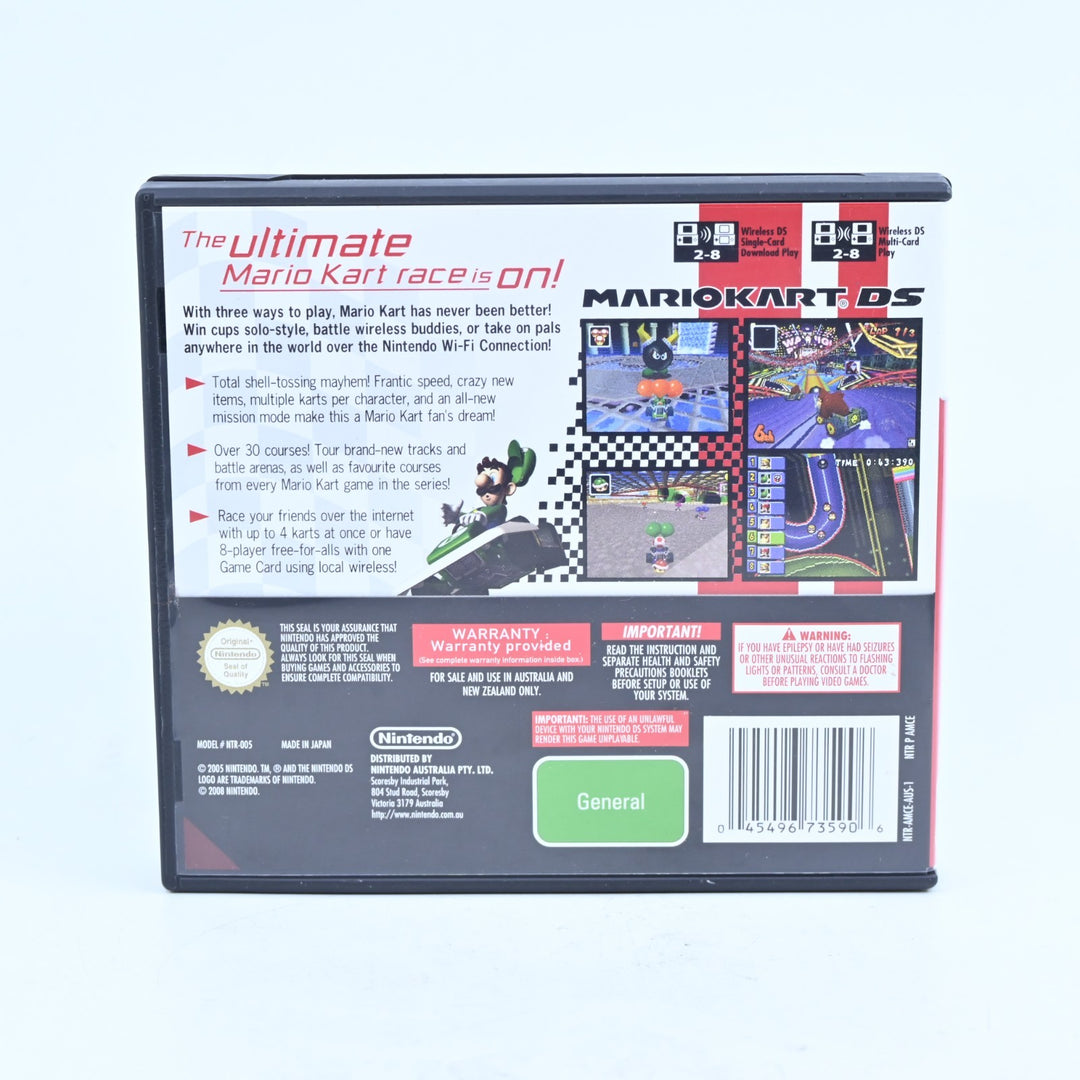 Mario Kart DS - Nintendo DS Game - PAL + Manual - FREE POST!