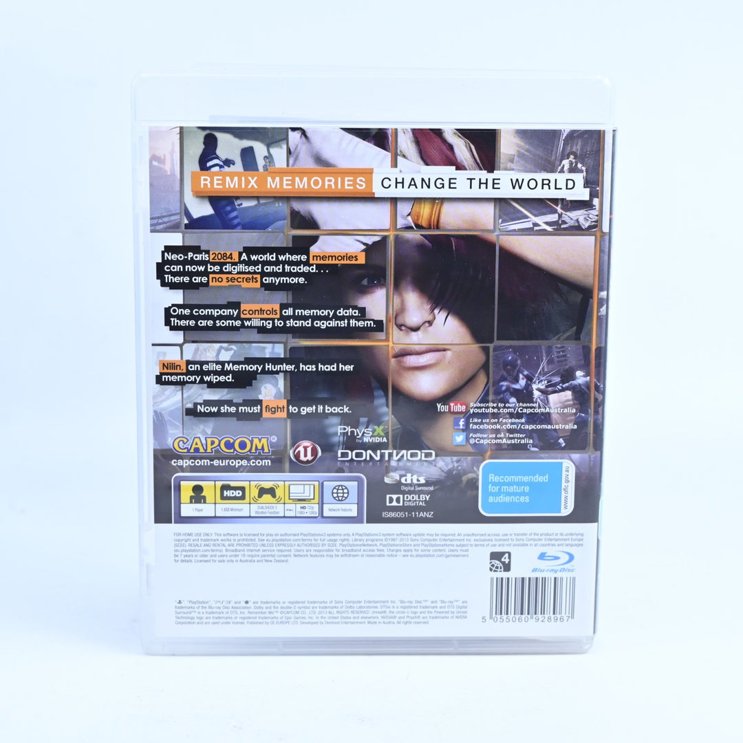 Remember Me - Sony Playstation 3 / PS3 Game + Manual - FREE POST!