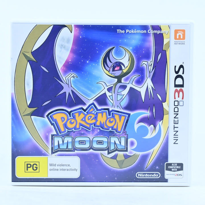 Pokemon Moon - Nintendo 3DS Game - PAL + Manual - FREE POST!
