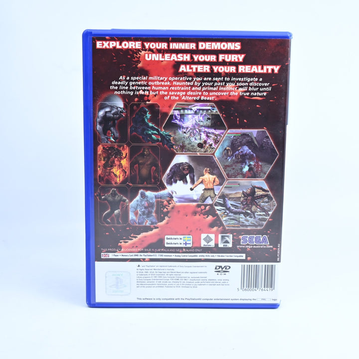 Altered Beast - Sony Playstation 2 / PS2 Game + Manual - PAL - MINT DISC!