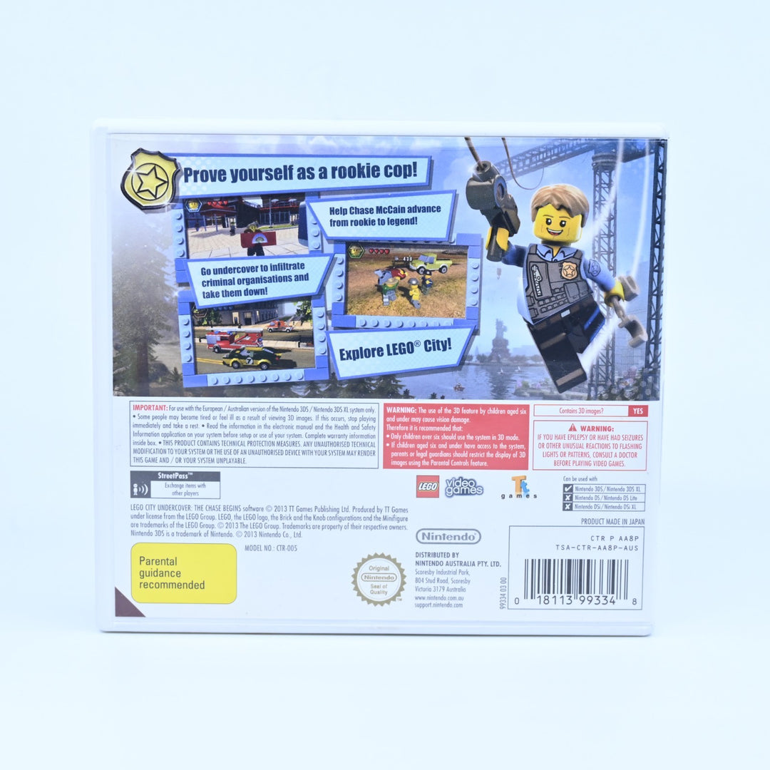 Lego City Undercover: The Chase Begins - Nintendo 3DS Game - PAL - FREE POST!