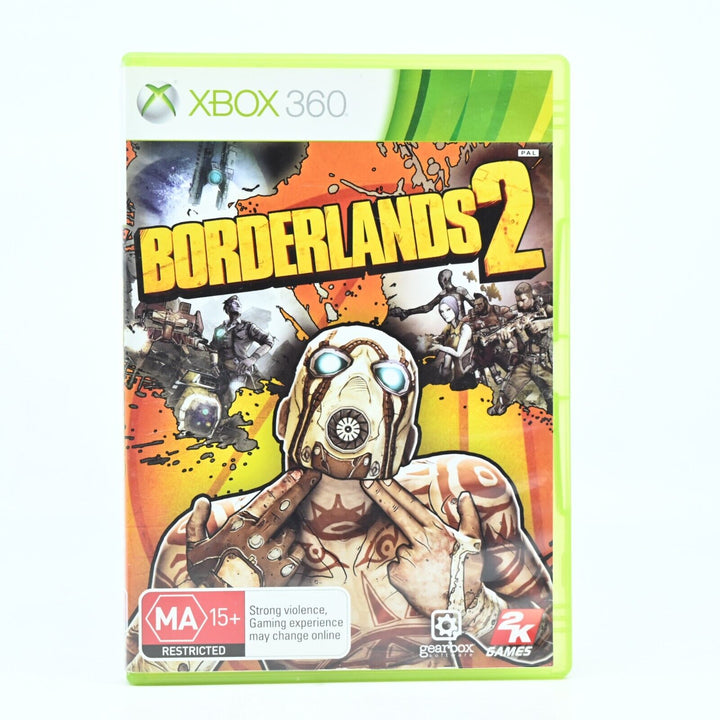 Borderlands 2 - No Manual - Xbox 360 Game - PAL - MINT DISC!