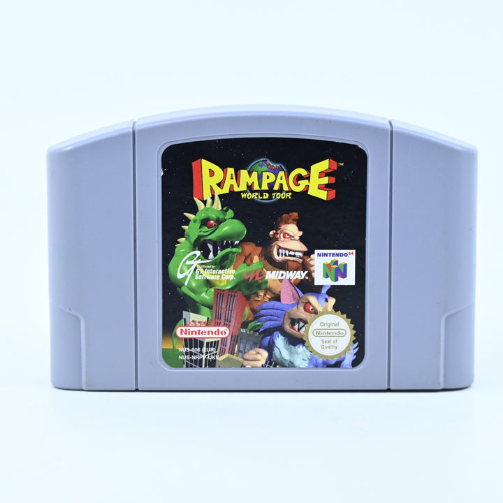 Rampage 2: Universal Tour - N64 / Nintendo 64 Game - PAL - FREE POST!