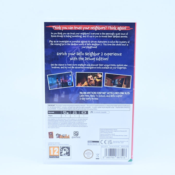 Hello Neighbor 2 Deluxe Edition - Nintendo Switch Game - FREE POST!