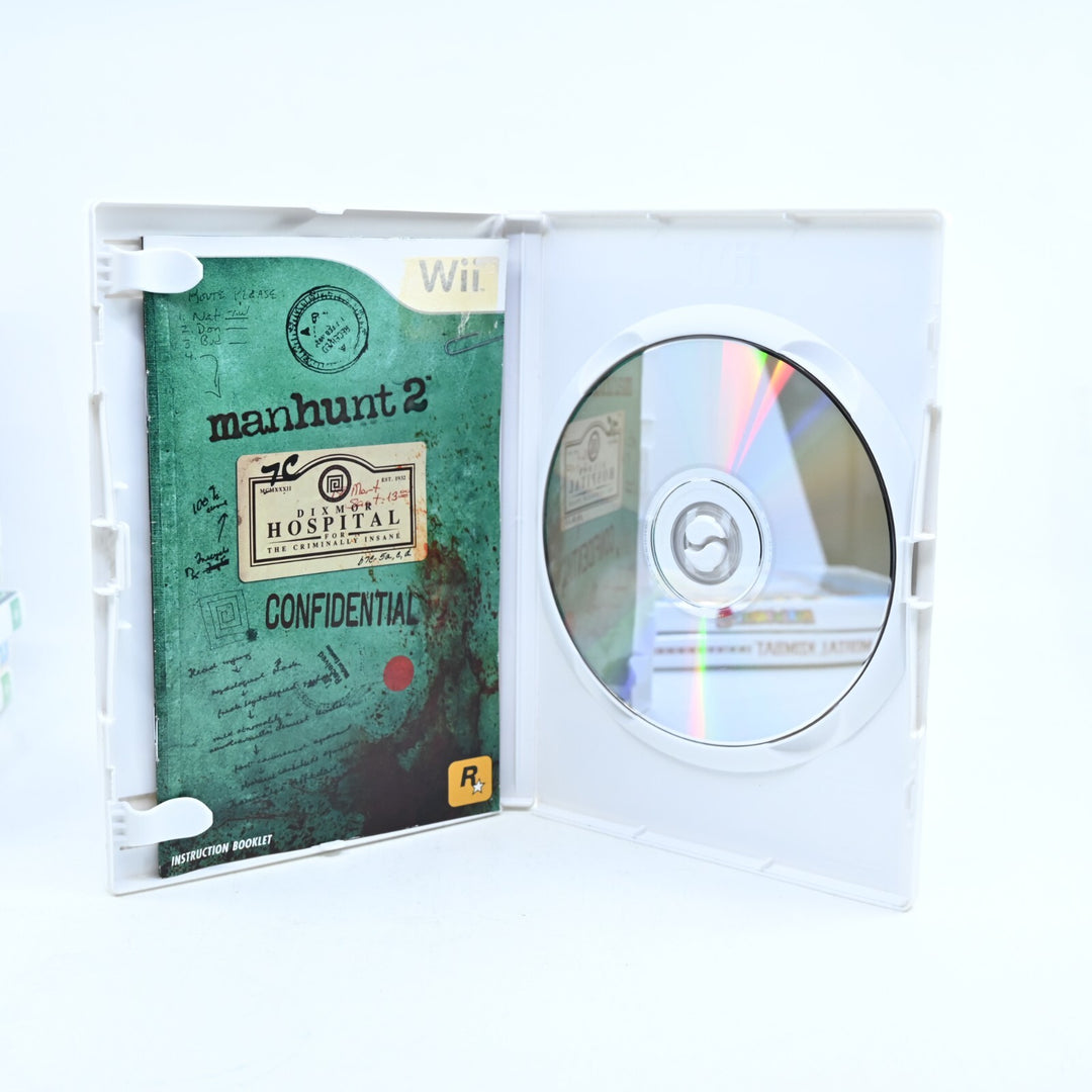 Manhunt 2 - Nintendo Wii Game + Manual - PAL - MINT DISC!