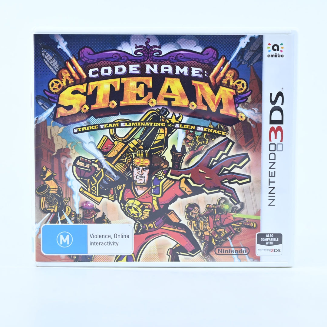 Code Name S.T.E.A.M. - Nintendo 3DS Game - PAL + Manual - FREE POST!