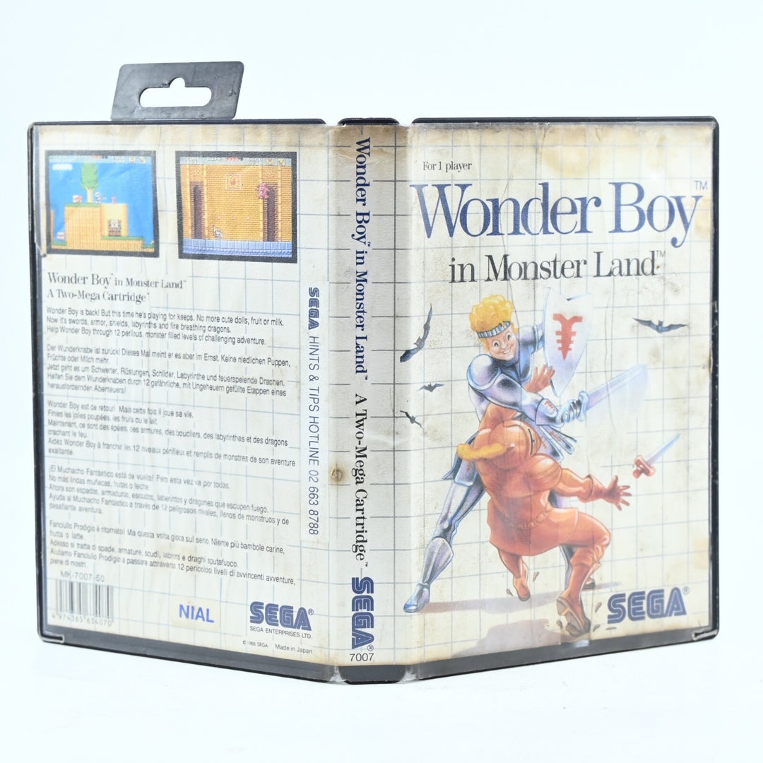 Wonder Boy In Monster Land - Sega Master System Game - PAL - FREE POST!