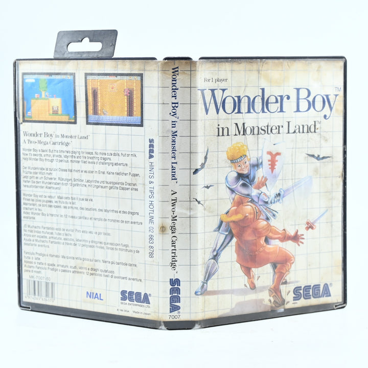 Wonder Boy In Monster Land - Sega Master System Game - PAL - FREE POST!