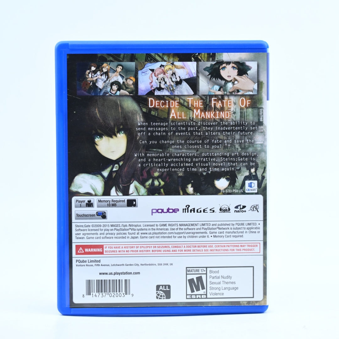 Steins; Gate - Sony PS Vita Game - NTSC-U/C -  FREE POST!