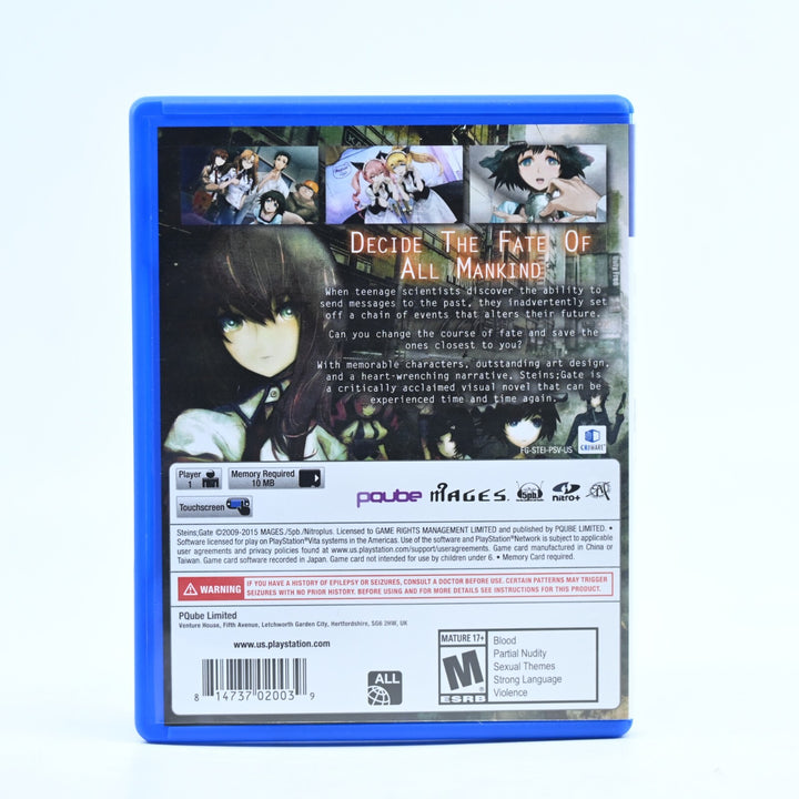 Steins; Gate - Sony PS Vita Game - NTSC-U/C -  FREE POST!