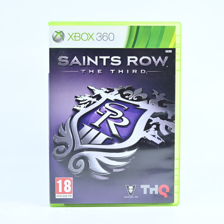Saint's Row The Third - Xbox 360 Game + Manual - PAL - MINT DISC!
